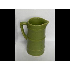 Country Living Sundry Ringware Sage Green Mini Creamer Syrup Pitcher Vase